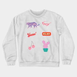 Pink aesthetic cute pack Crewneck Sweatshirt